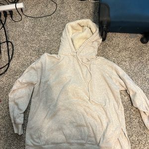 American Eagle fuzzy hooded sweatshirt